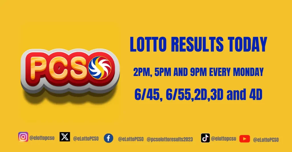 Lotto Result Today January 29, 2024