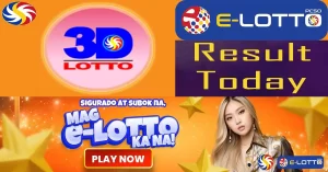 3D Swertres E-Lotto Result July 1 2024