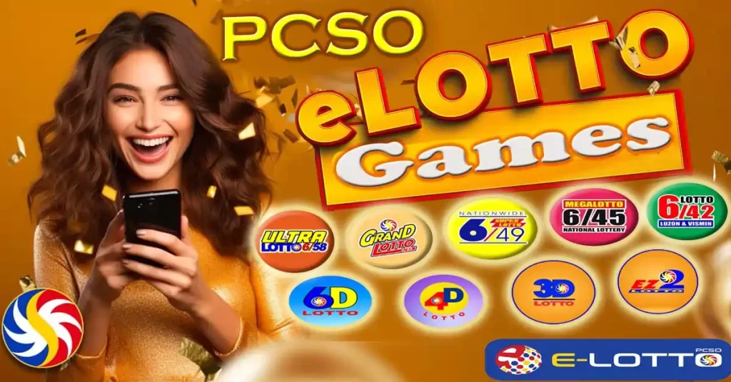 pcso e-lotto games